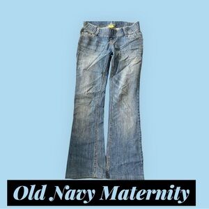 Old Navy Maternity Light Blue Wide Leg Jeans